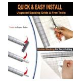 Frosted Glass Window Privacy Film Decorative with Tools, 2 Way Frosting Privacy Film for Glass Door, Static Cling Tint for Home Anti-UV, Covering Clings 23.6" by 77"
