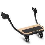 Piggyback Ride-Along Board for Vista (Models 2015-2019),Vista V2,and Vista V3 Strollers,Stroller Standing Board with 360   Universal Wheel,Use EVA Foam Wheels Smoothly Nnavigate Through Rugged Roads