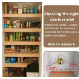 5 Pack Size24x16in Wire Shelf Cover for Pantry, Closet, Kitchen   Waterproof PVC Wood-Look Wire Rack Covers for Shelves, Multiple No-Tool Installation