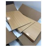 5 Pack Size24x16in Wire Shelf Cover for Pantry, Closet, Kitchen   Waterproof PVC Wood-Look Wire Rack Covers for Shelves, Multiple No-Tool Installation