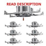 6 Pack 6 Inch Recessed Lighting Housing,Can Light Housing,New Construction Recessed Lighting,IC Rated & Air Tight,TP24 Connector,ETL Listed
