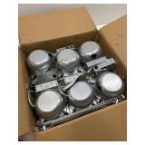 6 Pack 6 Inch Recessed Lighting Housing,Can Light Housing,New Construction Recessed Lighting,IC Rated & Air Tight,TP24 Connector,ETL Listed