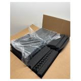 Knightsacoustic 96 Pack Foam Panels for Walls, 1x12x12 in, High Density Acoustic, Black
