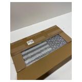 moveland Grill Insert with US Flag - Aluminum Alloy Mesh Grille Grid Insert Screen Compatible with Jeep Wrangler JL & Jeep Gladiator 2018 2019 2020 2021 2022 2023 2024