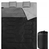 Camping Sleeping Bags for Adults Kids Waterproof Lightweight Sleeping Bag for Cold Weather or Warm Backpacking Hiking Mountaineering Indoor Outdoor Use