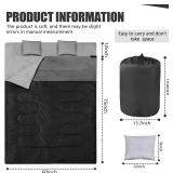 Camping Sleeping Bags for Adults Kids Waterproof Lightweight Sleeping Bag for Cold Weather or Warm Backpacking Hiking Mountaineering Indoor Outdoor Use