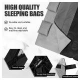 Camping Sleeping Bags for Adults Kids Waterproof Lightweight Sleeping Bag for Cold Weather or Warm Backpacking Hiking Mountaineering Indoor Outdoor Use