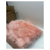 Fluffy Pink Rug for Bedroom Girls, 5x7 Soft Fuzzy Plush Shag Area Rug for Living Room, Cute Comfy Throw Rug for Kids, Non-Slip Indoor Shaggy Floor Carpet for Nursery Teen Dorms Home Decor Aesthetic