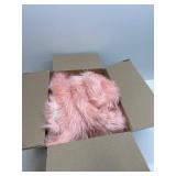 Fluffy Pink Rug for Bedroom Girls, 5x7 Soft Fuzzy Plush Shag Area Rug for Living Room, Cute Comfy Throw Rug for Kids, Non-Slip Indoor Shaggy Floor Carpet for Nursery Teen Dorms Home Decor Aesthetic