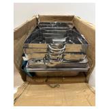 $130 Chafing Dishes for Buffet 4 Pack, 9QT No Fingers Cut Roll Edge Designed Chafing Dish Buffet Set Mirror-Like Polished Finish Food Warmers for Parties, Birthday, Holiday Parties, Church Events, etc