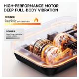 SEDOZIK Vibration Plate Exercise Machine, Vibration Plate for Lymphatic Drainage Weight Loss, 450 Lbs Capacity Full Body Vibrating Platform Workout Equipment with Bluetooth for Home Women Men