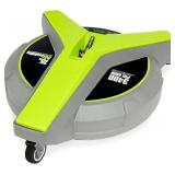 Hiclean 15" Pressure Washer Surface Cleaner with Wheels 3400 PSI Max, Surface Cleaner for Power Washer Attachment for Concrete, Patio, Sidewalk, and Driveways