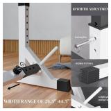 Barbell Rack Stand - Multifunctional Adjustable Squat Rack, Heavy-Duty Dumbbell Rack Strength Training Dip Station, Home Gym Equipment Max Load 550lbs