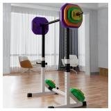 Barbell Rack Stand - Multifunctional Adjustable Squat Rack, Heavy-Duty Dumbbell Rack Strength Training Dip Station, Home Gym Equipment Max Load 550lbs