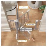 Cumbor 29.7-40.6" Baby Gate for Stairs, Mom