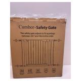 Cumbor 29.7-40.6" Baby Gate for Stairs, Mom