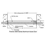 $215 Premier 24x36 Universal Aluminum Access Panel Door with Keyed Latch, Insulated for Exterior Application Use, Wall or Ceiling Mounted for Drywall, Plumbing, Electrical, 2400 Series