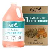Terra Pure 1-Shoppe Eco Botanics Natural Conditioner with Raw Honey & White Tea | Gallon Jug Bulk Toiletries for Airbnb, Vacation Rentals, and Home Bathroom | Refill For Soap Dispensers
