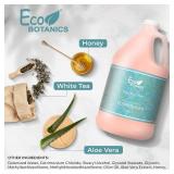 Terra Pure 1-Shoppe Eco Botanics Natural Conditioner with Raw Honey & White Tea | Gallon Jug Bulk Toiletries for Airbnb, Vacation Rentals, and Home Bathroom | Refill For Soap Dispensers