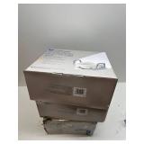 3 PACK! Medline 5" Elongated Raised Toilet Seat, With Lock and Removable Padded Arms