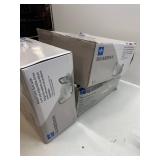 3 PACK! Medline 5" Elongated Raised Toilet Seat, With Lock and Removable Padded Arms