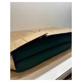 Chaise Lounge Cushions Outdoor, 72"x26"x3" Triple-Waterproof Outdoor Chair Cushion with Removable Cover Forest Green Color