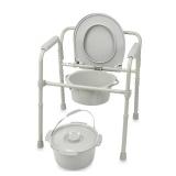 Drive Medical Folding Steel Commode