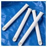 4 Pack 27in Sand Spike PVC Tubular Sand Spike Fishing Rod Holder for Surf Fishing for Beaches, Rivers and Sandy Beaches