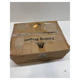 Collapsible Wagon with Wheels, 220 lbs Wagons Carts Foldable Wagon Cart with Flexible Handle, Lightweight Portable Folding Utility Grocery Shopping Cart for Grocery Sports Garden Camping