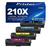 $160 Amazon.com: 210X Toner Cartridges 4 Pack (with Chip) Compatible for HP 210X 210A Replacement for HP Color Laser Jet Pro MFP 4301fdw 4201dw 4201dn 4301fdn 4301dw Printer (Black/Cyan/Magenta/Yellow