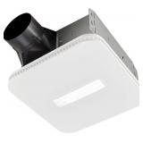 Broan-NuTone AE80LK Ventilation with LED CleanCover and Roomside Installation, ENERGY STAR Certified, 80 CFM, 0.7 Sones, White
