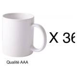 11 oz Porcelain Sublimation Mugs- Case of 36 Mugs