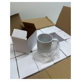 11 oz Porcelain Sublimation Mugs- Case of 36 Mugs