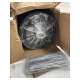 Weed Barrier Fabric, 6x300ft Landscape Fabric, 3.2oz Heavy Duty Durable Woven Geotextile Fabric, High Permeability Ground Cover Mat, Driveway Fabric, Garden Weed Control Cloth with 20 U-Securing Pegs