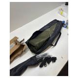 16x16 ft Large Camping Tarp with Poles Waterproof Hammock Rain Fly Camping Awning Sun Shelter (Green, with Poles)