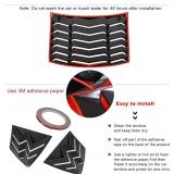 $166 Matte Black Rear & Side Window Louver Windshield Sunshade Cover with GT Lambo Style Sedan 4-Door for Honda Accord 2013-2017