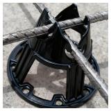 Rebar Support Chairs Elevates 1.5" to 2" Concrete Chair for Rebar #3#4#5 and Steel Wire Mesh High Quality and Durable (100)