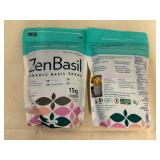 2x 14oz Zen Basil Organic Basil Seeds
