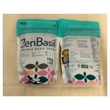 2x 14oz Zen Basil Organic Basil Seeds