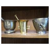 Mortar/Pestle, Dr. Morgan, Brass