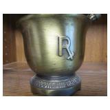 Mortar/Pestle, Dr. Morgan, Brass