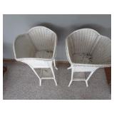 Antique Wicker Plant Stands