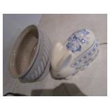 Basket, Dishes, Bunny