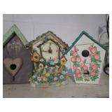 Bird House, Clock, Luminary