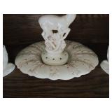 Red Wing Console Bowl, Frog, Candle Holders