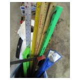 Saws, Levels, Yardsticks