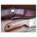 Marttini Knife, Bone Saw, Binoculars
