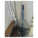 Landing Nets, Fishing Rods