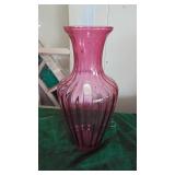 3- Cranberry Glass Pieces