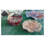 5- Iridescent Glass Pieces